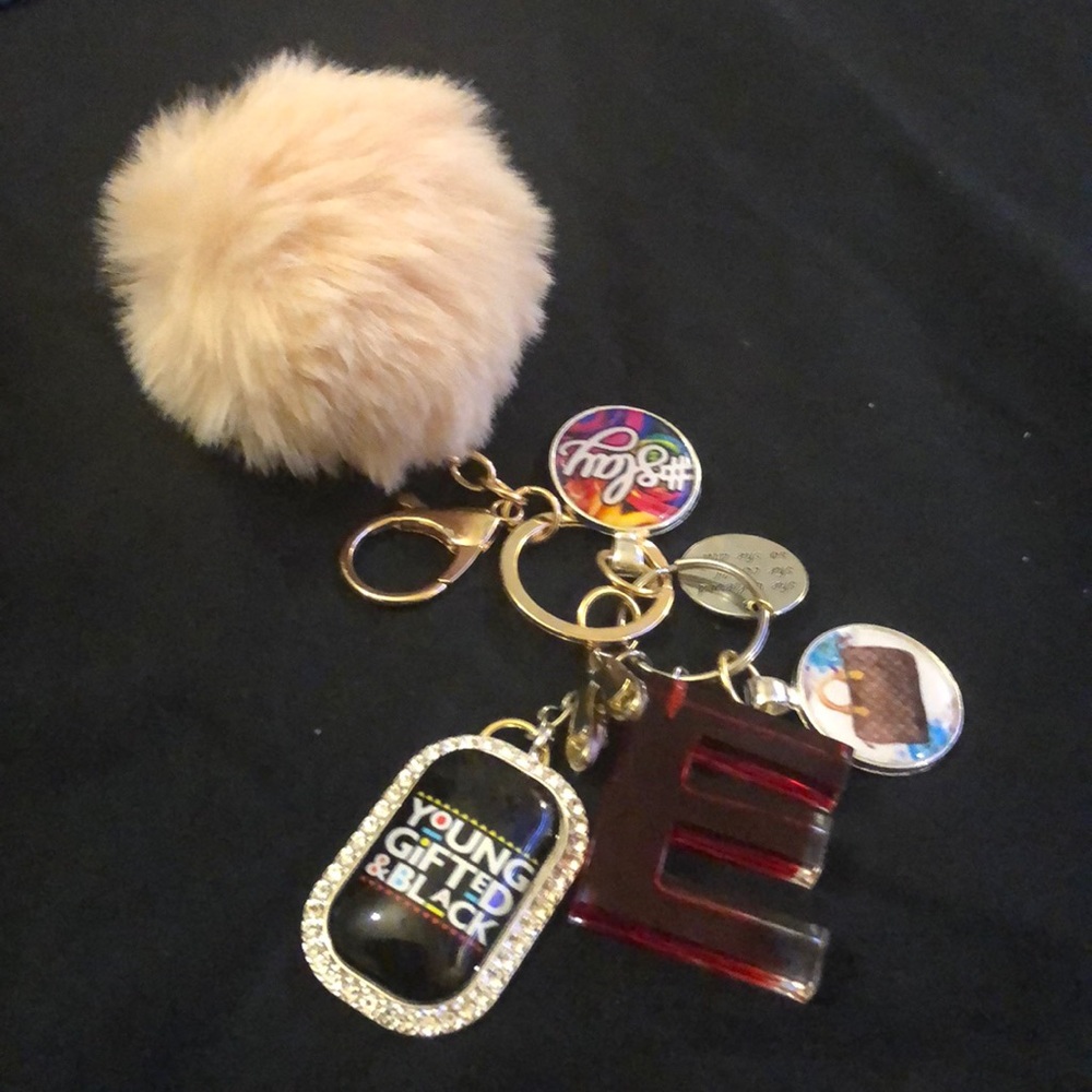 My God daughter AV in I are selling Keychains